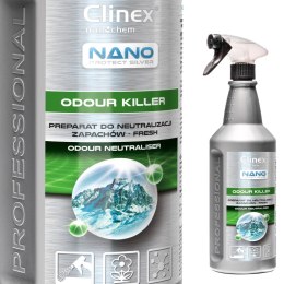 Odświeżacz powietrza do neutralizacji zapachów CLINEX Nano Protect Silver Odour Killer - Fresh 1L Clinex
