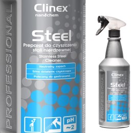 Płyn do mycia mebli i urządzeń ze stali nierdzewnej CLINEX Gastro Steel 1L Clinex