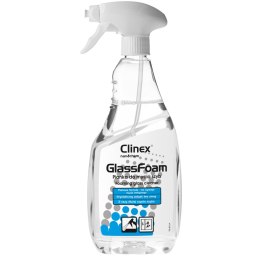 Profesjonalna piana do mycia szyb luster szkła bez smug i zacieków CLINEX Glass Foam 650ML Clinex