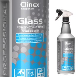 Profesjonalny płyn do mycia szyb luster szkła bez smug i zacieków CLINEX Glass 1L Clinex