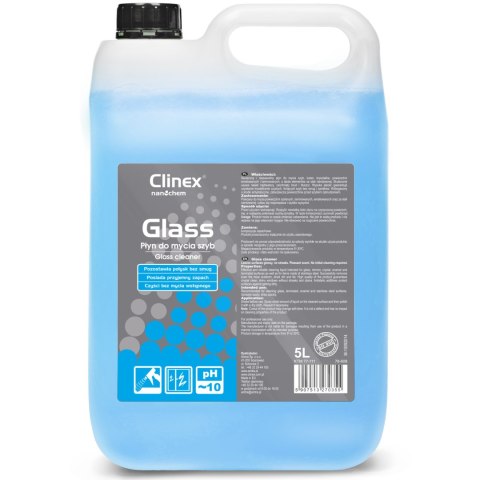 Profesjonalny płyn do mycia szyb luster szkła bez smug i zacieków CLINEX Glass 5L Clinex