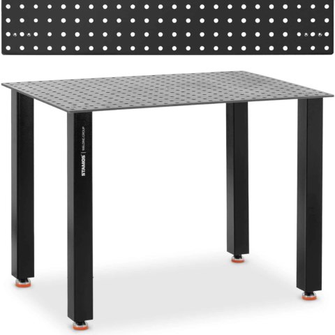 Stół spawalniczy montażowy perforowany blat 10 mm 120 x 80 cm do 150 kg Stamos Germany