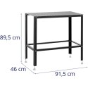 Stół spawalniczy montażowy perforowany blat 3 mm 91.5 x 46 cm do 100 kg Stamos Germany