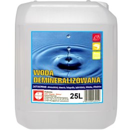 Woda demineralizowana destylowana 25L Bomar