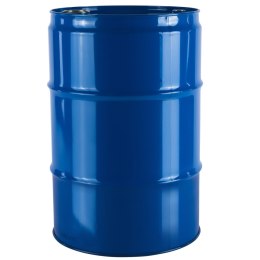 Beczka stalowa metalowa TH 216,5L niebieska korki 3/4'' i 2'' w wieku Beczkopol