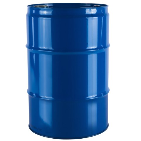 Beczka stalowa metalowa TH 216,5L niebieska korki 3/4'' i 2'' w wieku Beczkopol