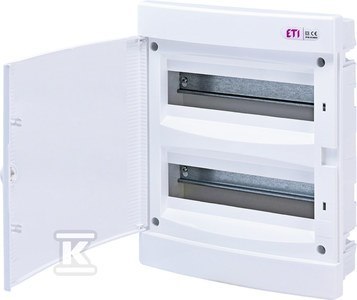ECM24PO-S-ROZDZ.P/T 24MOD.IP40,D.BIAŁE ETI
