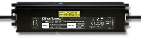 ZASILACZ IMPULSOWY LED 100W 12V 8.3A QOLTEC