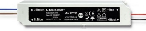 ZASILACZ IMPULSOWY LED 20W 12V 1.6A QOLTEC