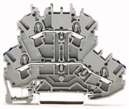ZŁĄCZKA 2 PIĘTR.2,5MM2 N/L SZAR TOPJO WAGO