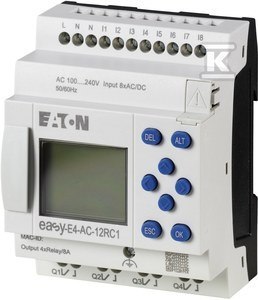 EASYE4,230VAC/DC,8DI,4DO-R,Z WYŚW. EATON