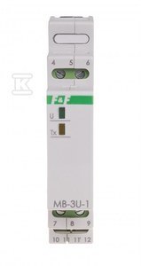 PRZETWORNIK POMIARU NAPIĘCIA MAX-MB-3U- F&F