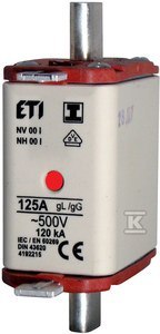 NH00 GG 80A/500V WKŁ.ZWŁ. KOMBI ETI