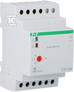 CZF-332 CZUJ.ZAN.FAZ 3X400V 10A 3M DWUST F&F