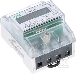 LE-02D-LICZNIK ENERGII ELEKTR.3-FAZ F&F