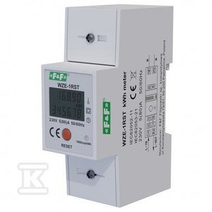 LICZNIK ENERGII 1F 45A RESET WZE-1RST F&F