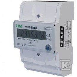 LICZNIK ENERGII 3F 80A RESET WZE-3RST F&F