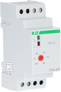 OM-631 OGR.MOCY 230V 16A 200-1000VA 3MOD F&F