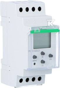 PCZ-522 2-KAN.ZEGAR STERUJĄCY 2X16A NFC F&F