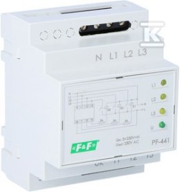 PF-441 AUT.PRZEŁ.FAZ 3X400V 16A 4MOD F&F