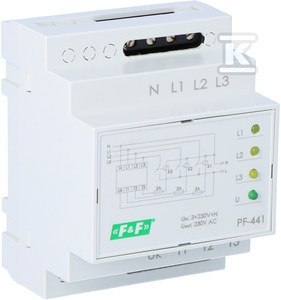 PF-441 AUT.PRZEŁ.FAZ 3X400V 16A 4MOD F&F