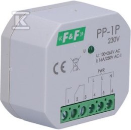 PP-1P 230V PRZEKAŹ.ELE.1P 16A P/T F&F