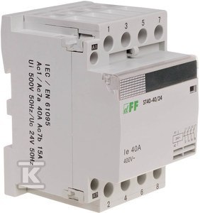 ST40-40/24 STYCZ.MOD.4NO 40A 24V AC F&F