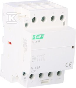 ST63-31 STYCZ.MOD. 3NO+1NC 63A 230V AC F&F