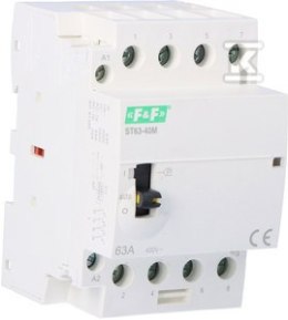ST63-40-M STYCZ.MOD.STER.RĘCZNE 4NO 63A F&F