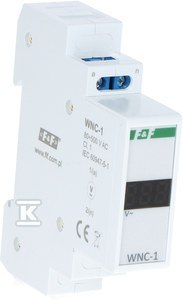WNC-1 MOD.WSK.NAPIĘCIA 1-FAZ.LCD F&F