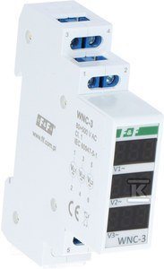 WNC-3 MOD.WSK.NAPIĘCIA 3-FAZ.LCD F&F