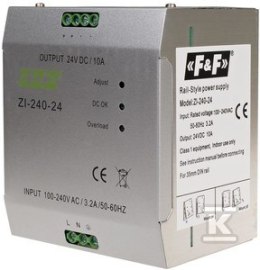 ZASILACZ ZI-240-24V F&F