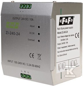 ZASILACZ ZI-240-24V F&F