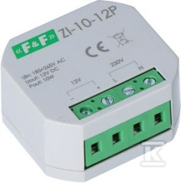 ZI-10-12P ZASILACZ IMP. 12V 10W PUSZKA F&F