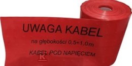 FOLIA 30X0,5 100MB CZER.PERFORACJA NAPIS ANTICOR