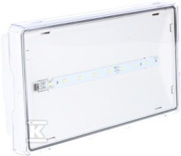 OPR.EXIT S IP65 LED 1W 3H 2-ZAD. PT BIA? AWEX