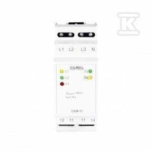 CZUJNIK KOLEJNOŚCI FAZ CKM-11 ZAMEL