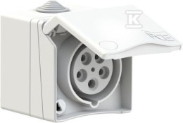 GN.N/T PRZLO.ZA. 16A/5P/400V DESIGN IP44 PCE