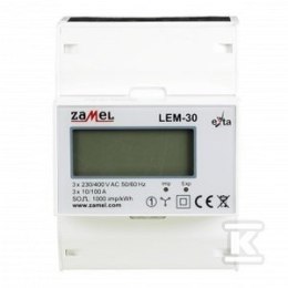 LICZNIK ENERGII 3-FAZ. LEM-30 ZAMEL