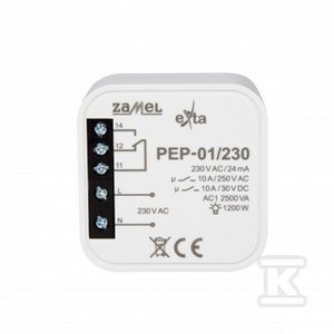 PRZEKAŹNIK ELEKTRO 230V PEP-01/230 ZAMEL