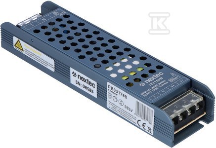 ZASIL.LONG GRAPHITE IP20 12V 12,5A 150W NEXTEC