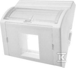 ADAPTER 45X45 1XRJ45 (WYPUKŁY KĄTOWY) A-LAN