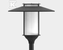 ELBA LED, 3500 K,RAL9006, DASZEK ANOD. ROSA