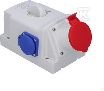 GN.Z WYŁ.L-0-P 16A/5P/2X230V IP44 OPTI. SCAME