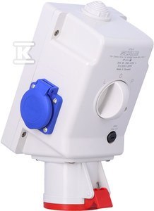 GN.Z WYŁ.L-0-P 32A/5P/2X230V IP44 OPTI. SCAME
