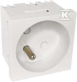 MODULARNE GNIAZDO ELEKTRYCZNE 2P+Z, 45X4 A-LAN