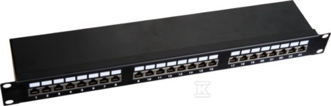 PATCH PANEL 1U/19" STP 24 PORT KAT.6 LSA Q-LANTEC PATCH PANEL 1U/19" STP 24 PORT KAT.6 LSA Q-LANTEC