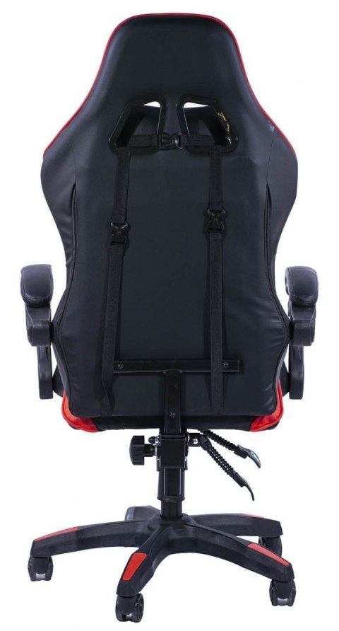 ..Fotel obrotowy gamingowy HERO RED PU Prototype ..Fotel obrotowy gamingowy HERO RED PU Prototype