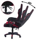 ..Fotel obrotowy gamingowy HERO RED PU Prototype