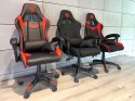 ..Fotel obrotowy gamingowy HERO RED PU Prototype